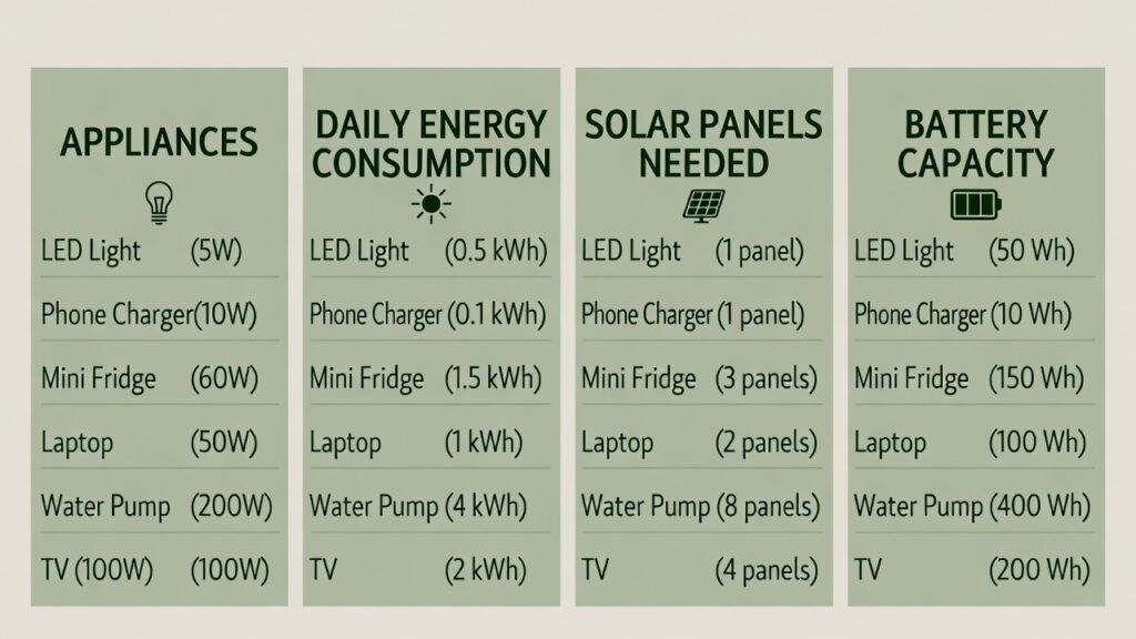 System Sizing Visualization