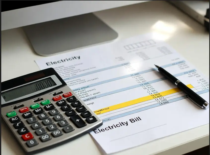 appliance watt and hourly usage chart for calculating home solar system size