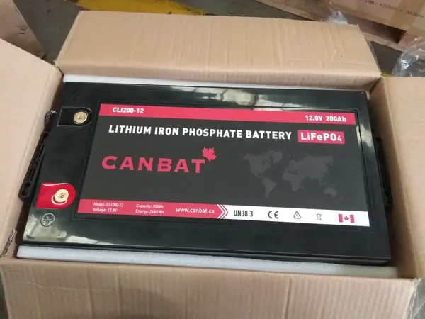 Heavy duty 12V 200Ah lithium iron phosphate deep cycle battery module