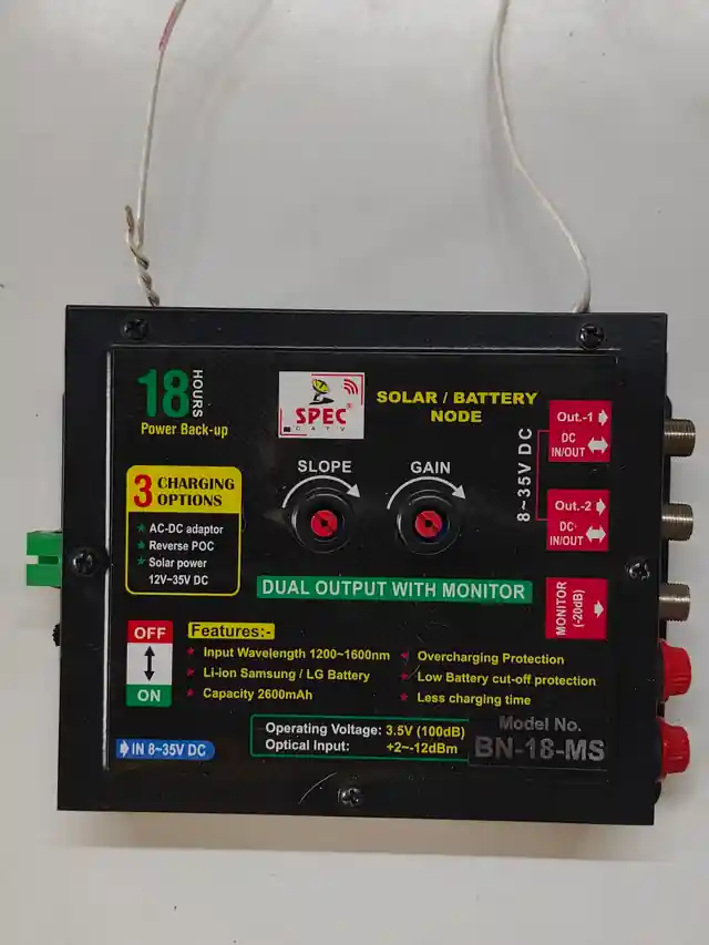 Solar charge controller display